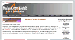 Desktop Screenshot of medien-center-bielefeld.de