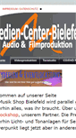 Mobile Screenshot of medien-center-bielefeld.de